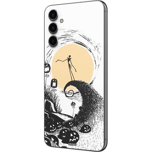 Disney The Nightmare Before Christmas Jack on Spiral Hill Art Galaxy A14 5G Skin